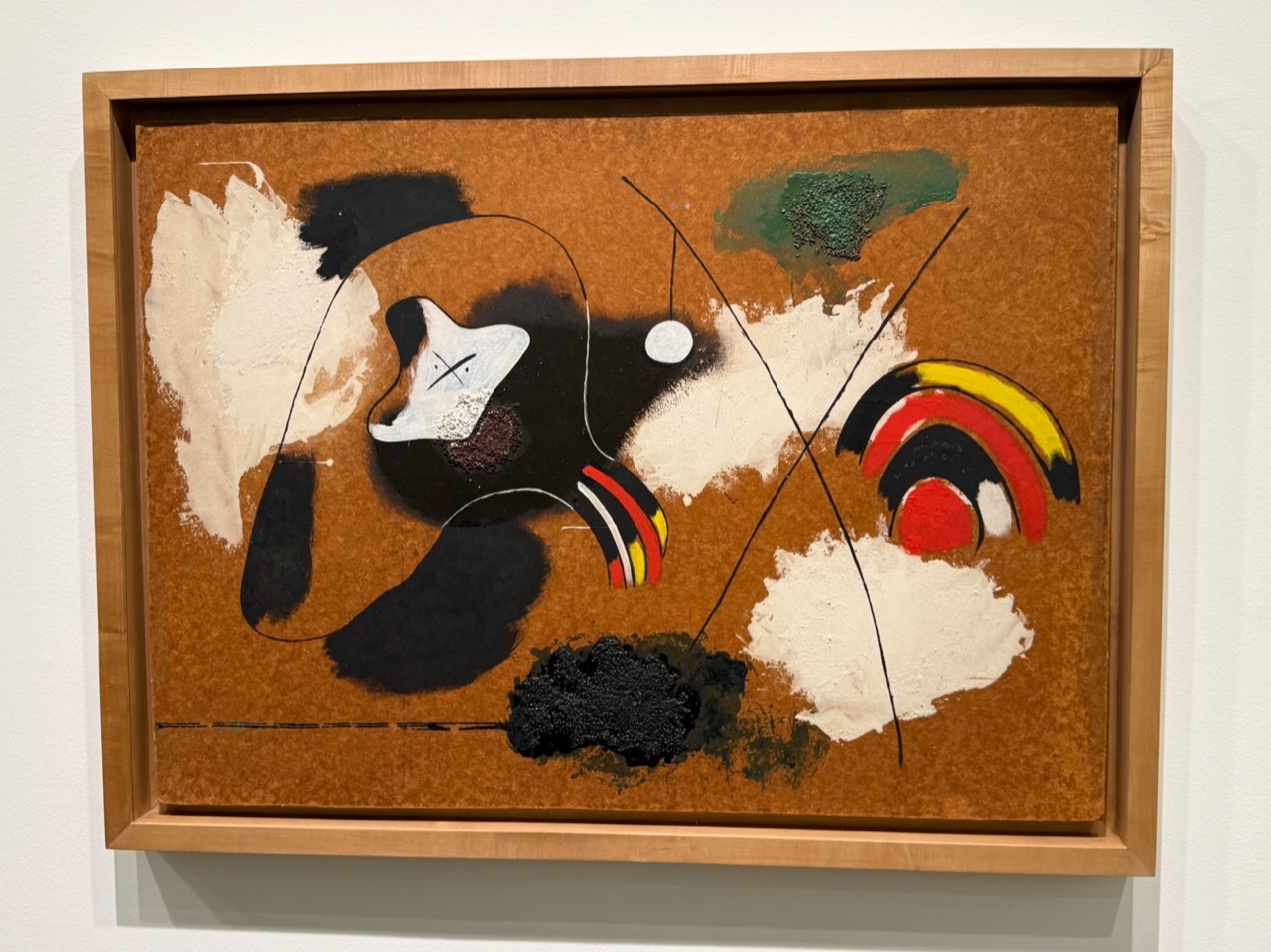 Miro - Composition, Masonite et Goudron (1936)
