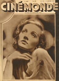 Cinémonde Marlene Dietrich C31