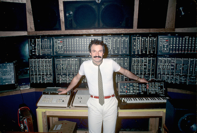 Giorgio Moroder en studio