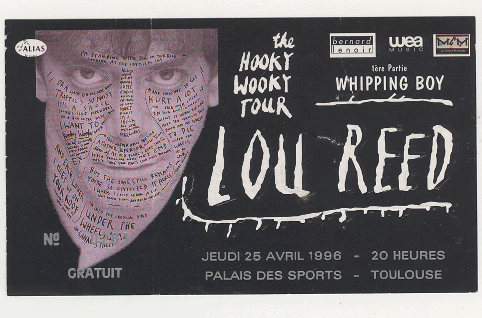 Lou Reed - Palais des Sports (Toulouse)